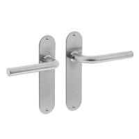 Deurkr.Recht ø16 mm slank schild blind rvs ge