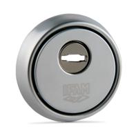 Veiligheidsschild IFAM ES610CM Zilverkleurig Staal Ø 64 mm Verchroomd
