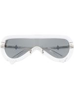 Marcelo Burlon County of Milan Eyewear lunettes de soleil Lunaria - Tons neutres - thumbnail