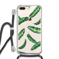 Lange bladeren: iPhone 7 PLUS Transparant Hoesje met koord
