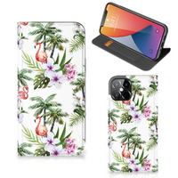 iPhone 12 Pro Max Hoesje maken Flamingo Palms - thumbnail