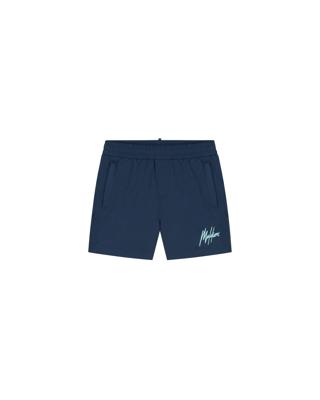 Malelions Zomer zwembroek jongens - navy blauw - Crinkle
