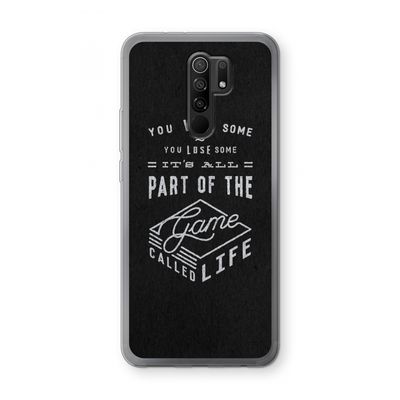 Life: Xiaomi Redmi 9 Transparant Hoesje