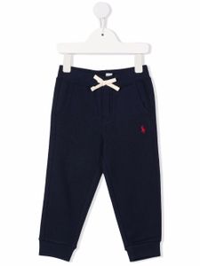 POLO RALPH LAUREN KIDS pantalon à logo brodé - Bleu