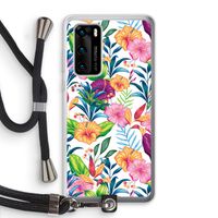 Tropisch 2: Huawei P40 Transparant Hoesje met koord