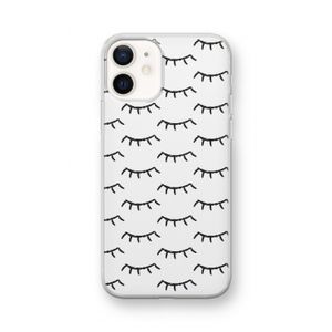 Wimpers: iPhone 12 mini Transparant Hoesje