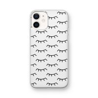 Wimpers: iPhone 12 mini Transparant Hoesje Wimpers: iPhone 12 mini Transparant Hoesje