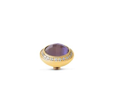 Melano Twisted Lush CZ Steentje Litchi | Goud