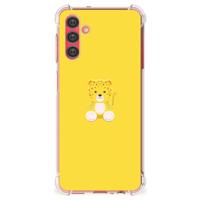 Samsung Galaxy A13 5G | A04s Stevig | Bumper Hoesje | Baby Leopard