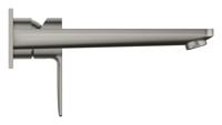 Wastafelmengkraan Wand GROHE Lineare New L-Size Tweegats Supersteel