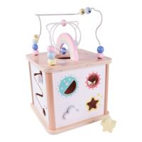 Classic World houten activiteitenkubus