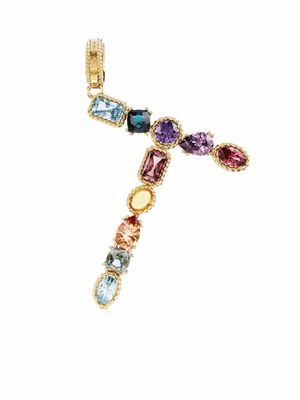 Dolce & Gabbana pendentif Rainbow Alaphabet T en or 18ct