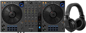 Pioneer DJ DDJ-FLX6 + Pioneer DJ HDJ-X5 Zwart