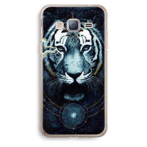 Darkness Tiger: Samsung Galaxy J3 (2016) Transparant Hoesje