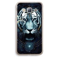 Darkness Tiger: Samsung Galaxy J3 (2016) Transparant Hoesje