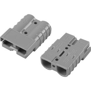 TRU COMPONENTS 50A-hoogstroom-batterijconnector Grijs Inhoud: 1 stuk(s)