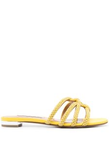 Aquazzura sandales Moodust à ornements - Jaune