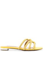 Aquazzura sandales Moodust à ornements - Jaune - thumbnail