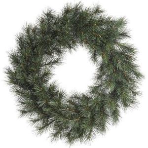 Everlands Kerstkrans - Malmo - groen - 60 cm - kunststof - kerstversiering