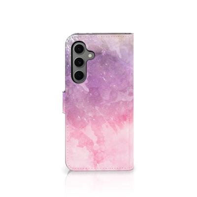 Hoesje Samsung Galaxy S24 FE Pink Purple Paint Hoesje Samsung Galaxy S24 FE Pink Purple Paint