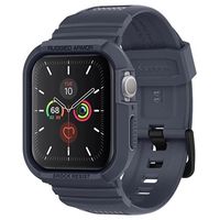 Spigen Rugged Armor Pro Apple Watch 9/8/SE (2022)/7/SE/6/5/4 TPU Case - 44mm/45mm - Blauw