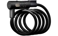 Spiraalkabelslot Axa Newton 150/10 code met houder - Zwart