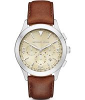 Horlogeband Michael Kors MK8449 Leder Bruin 22mm