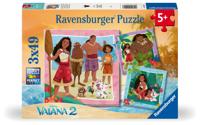 Ravensburger Vaiana 2 3x49 stukjes