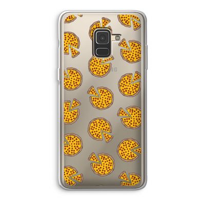 You Had Me At Pizza: Samsung Galaxy A8 (2018) Transparant Hoesje