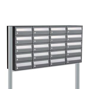 Allux Hive Set 4-Breed, 5-Hoog Op Statief Antraciet - 40030065_4x5s