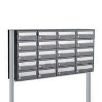Allux Hive Set 4-Breed, 5-Hoog Op Statief Antraciet - 40030065_4x5s