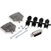 MH Connectors MHDTPK15-DM15P-K D-sub male connectorset 180 ° Aantal polen: 15 Soldeerkelk 1 stuk(s)