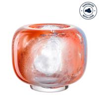 Leonardo Cipria Vaas 20 cm oranje/blauw