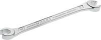 HAZET Dubbele ringsleutel · open 612-10X11 · Buiten-zeskant-profiel · SW 10 x 11 mm
