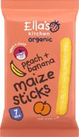 Maize sticks peach banana 7+ maanden bio 16 Gram
