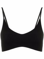 Jacquemus brassière Le Bandeau Valensole en maille - Noir - thumbnail