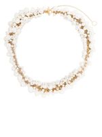 Jil Sander collier serti de nacre - Or