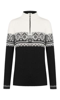 Dale of norway Moritz Trui Dames Black White Darkcharcoal S