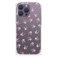 Doorzichtige Silicone Hoesje voor iPhone 15 Pro Max Unicorns