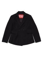 Diesel Kids blazer J-Prim à boutonnière croisée - Noir