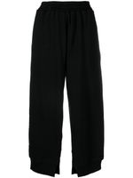 MM6 Maison Margiela pantalon de survêtement à fentes latérales - Noir