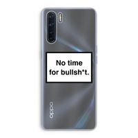 No time: Oppo A91 Transparant Hoesje