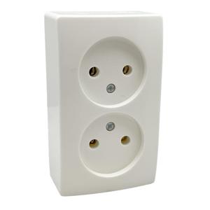 Peha Opbouw stopcontact PEHA dubbel LW - 4678965