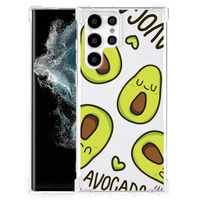 Samsung Galaxy S22 Ultra Stevig Bumper Hoesje Avocado Singing - thumbnail