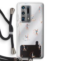 Dancing #3: Huawei P40 Pro Plus Transparant Hoesje met koord