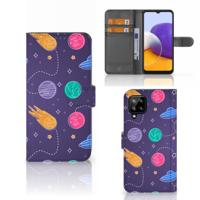 Samsung Galaxy A22 4G | M22 | Wallet Case | met Pasjes | Space