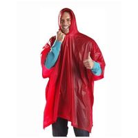 Vinyl regenponcho met capuchon