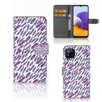 Samsung Galaxy A22 4G | M22 | Telefoon Hoesje | Feathers Color