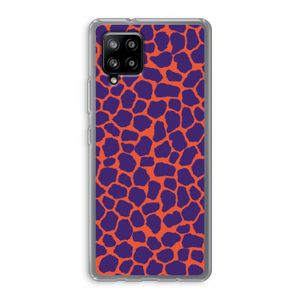 Purple Giraffe: Samsung Galaxy A42 5G Transparant Hoesje