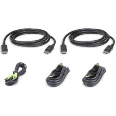 Aten 2L-7D03UDPX5 toetsenbord-video-muis (kvm) kabel 3 m Zwart